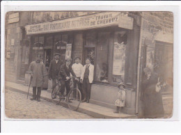 A LOCALISER : Carte Photo D'un Salon De Coiffure (coiffeur) - état - Foto