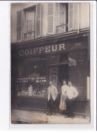 A LOCALISER : Carte Photo D'un Salon De Coiffure (coiffeur) - état - Fotos