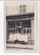 A LOCALISER : Carte Photo D'un Salon De Coiffure (coiffeur) -  Très Bon état - Fotos