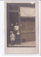 A LOCALISER : Carte Photo D'un Salon De Coiffure (coiffeur) -  Très Bon état - Foto