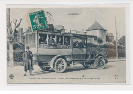 SAINT FLOUR - Autobus Faisant Le Trajet De Saint Flour à Chaudesaigues - Très Bon état - Saint Flour