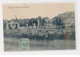 GRANS - Place Du Grand Lavoir - Très Bon état - Sonstige & Ohne Zuordnung