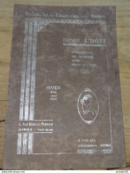 Catalogue Publicitaire, Confection Pour Dames, Henri L'HOTE A NIMES - 1930  ..... MEU ...... CAT-LHO - Publicités