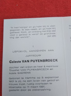 Doodsprentje Celeste Van Puyenbroeck / Hamme 5/9/1901 Moerzeke 11/3/1991 ( D.v. Theofiel Van Puyenbroeck En A. Saerens ) - Religión & Esoterismo