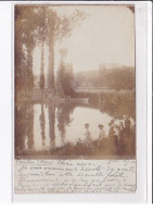 SAINT NOM LA BRETECHE : Carte Photo Du Pavillon D'Arènes En 1903 - état - St. Nom La Breteche
