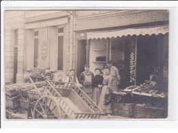 CAUDEBEC LES ELBEUF : Carte Photo Du Magasin (FOUQUER HORTICULTEUR) - Bon état - Caudebec-lès-Elbeuf