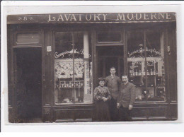 LE HAVRE : Carte Photo Du Lavatory Moderne (coiffeur) - Très Bon état - Zonder Classificatie