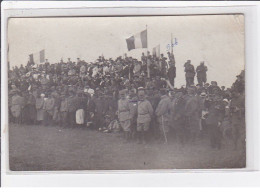 MOISSELLES : Carte Photo D'une Revue Militaire En 1905 - état - Moisselles
