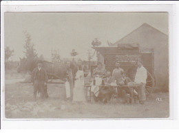 DOMONT (environs) : Carte Photo D'un Attelage "équipages Regimentaires" DECOUAN (militaire) - Très Bon état - Sonstige & Ohne Zuordnung