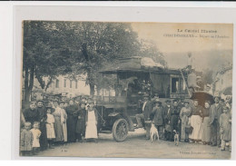 CHAUDESAIGUES - Départ De L'autobus -  Très Bon état - Altri & Non Classificati