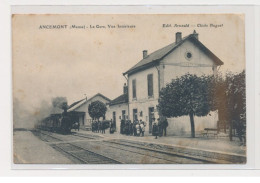 ANCEMONT - La Gare, Vue Intérieure - état - Autres & Non Classés