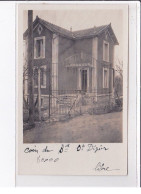 GAGNY : Carte Photo D'une Maison à L'angle Du Boulevard Saint Dizier Et Rue De Franceville - Très Bon état - Gagny