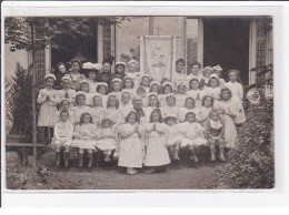 LA PLAINE SAINT DENIS : Carte Photo D'une Fête Religieuse (enfants) (photo Loret) - Très Bon état - Altri & Non Classificati