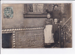SAINT DENIS ? : Carte Photo D'une Maison "LOUETTE 1900" - Très Bon état - Saint Denis