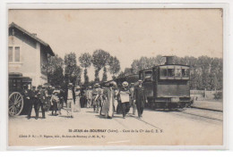 SAINT JEAN DE BOURNAY : Gare De La Compagnie Des C.E.N. - Très Bon état - Saint-Jean-de-Bournay