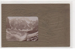 L'ARGENTIERE : Carte Photo De La Montagne (bel Encadrement Gaufré) - Très Bon état - Andere & Zonder Classificatie