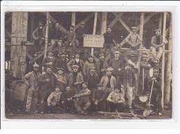 PARIS 16ème : Carte Photo D'ouvriers De La Maison LOUPPE (béton Armé) Sur Un Chantier (photo DIRLER à LUNEVILLE) TBE - Arrondissement: 16