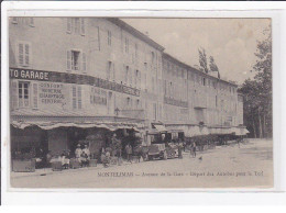 MONTELIMAR : Avenue De La Gare - Départ Des Autobus Pour Le Teil - Très Bon état - Montelimar