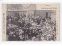 NEUVIC : Fete De La Bruyère En 1913 - La Foule Après Le Départ Du Président Poincarré - Très Bon état - Sonstige & Ohne Zuordnung