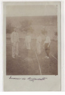 MONTJAVOULT : Carte Photo De Joueur De Longue Paume (sport De Raquettes) - Très Bon état - Montjavoult