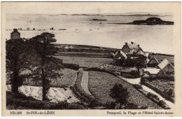 29 / SAINT-POL-DE-LEON - Pempoul - La Plage Et L'Hôtel Sainte-Anne - Saint-Pol-de-Léon