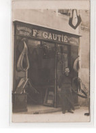 VILLEMUR : Carte Photo De L'atelier De Sellerie Bourrellerie GAUTIE - Très Bon état - Other & Unclassified