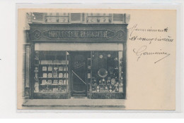 BRAY SUR SEINE - Carte Photo - Horlogerie Bijouterie Godefray - Phonographe - Très Bon état - Bray Sur Seine