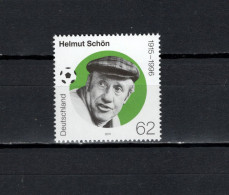 Germany 2015 Football Soccer, Helmut Schön Birthday Centenary Stamp MNH - Nuevos