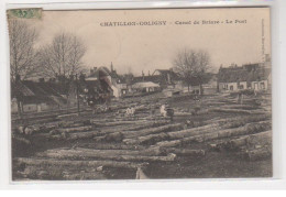 CHATILLON COLIGNY : Canal De Briare - Le Port (bois) - Très Bon état - Chatillon Coligny