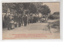 CHATILLON COLIGNY : Souvenir De L'inauguration Du Tramway - Arrivée Du Docteur Lepage - Très Bon état - Chatillon Coligny