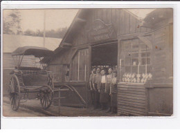 THIBERVILLE : Carte Photo De La Forge HOMO (FIQUET Successeur - Marechalerie -  Charronnage) - Très Bon état - Autres & Non Classés