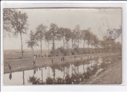 REDON : Carte Photo Du Concours De Pêche En 1912 - Bon état (timbre Décollé) - Redon