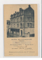 DIVES SUR MER - Hôtel Des Voyageurs - Rue Du Marché - Gaston Amand - Très Bon état - Dives