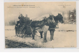 L'hiver Dans Les Hautes Cévennes - Un Courrier De La Montagne Arrivant En Traîneau Au Puy - état - Other & Unclassified