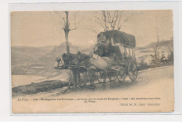 Les Messageries Des Cévennes - En Hiver, Sur La Route De Saugues - Types De Nombreux Courrier Du Velay - état - Altri & Non Classificati