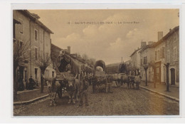 SAINT PAUL LES DAX - La Grand'rue (attelage - CAB) - Très Bon état - Other & Unclassified