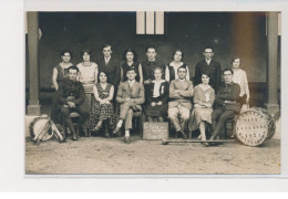 LA BATIE MONTGASCON : Carte Photo De La Classe 1931 - Instruments - Très Bon état - Sonstige & Ohne Zuordnung