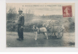 LANGEAIS - Un Attelage à Chiens - Très Bon état - Langeais