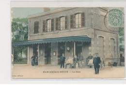 MARCHEZAIS-BROUE - La Gare - Très Bon état - Other & Unclassified