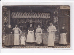 TOURS ? : Carte Photo D'une Boucherie - état - Tours