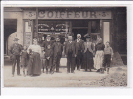 PARIS 13 ème : Carte Photo Du Salon De Coiffure DUCHESNE Au 3 Rue Du Chateau Landon - Très Bon état - District 10