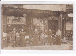 PARIS 11 ème : Carte Photo De La Cordonnerie "aux Deux Alliances" Au 122 Boulevard Voltaire - Très Bon état - Arrondissement: 11