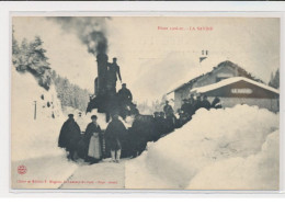 LA SAVINE - Hiver 1906 - Gare - Très Bon état - Otros & Sin Clasificación