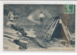 Les Forêts Du Morvan - Charbonnier Et Sa Hutte - Très Bon état - Altri & Non Classificati