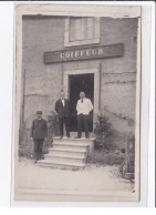 BELFORT : Carte Photo Du Salon De Coiffure (coiffeur) (photos Militaires BISSEY) -très Bon état - Belfort - Stad