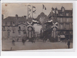 CAEN : Carte Photo De La Fête De La Musique - Bon état (coupée De Travers) - Caen