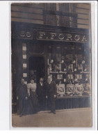 PARIS 8ème : Carte Photo Du Magasin FORGA Au 56 Boulevard Haussmann (tailleur - Chemisier) - Très Bon état - Distrito: 08