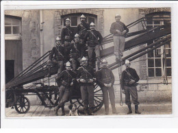 GRENOBLE : Carte Photo Des Pompiers - Très Bon état - Grenoble