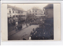 SARREGUEMINES : Lot De 6 Cartes Photo - Fêtes De La Libération (militaire - Guerre 14-18) - Très Bon état - Sarreguemines