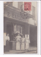 SURESNES : Carte Photo De La Boucherie CAILLOU - Très Bon état - Suresnes